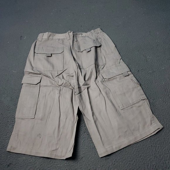 King Size Shorts Mens Size 36 Big & Tall Cargo Khaki Gray - Picture 6 of 7
